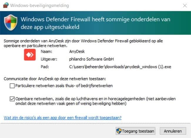stap2 windows hulpopafstand
