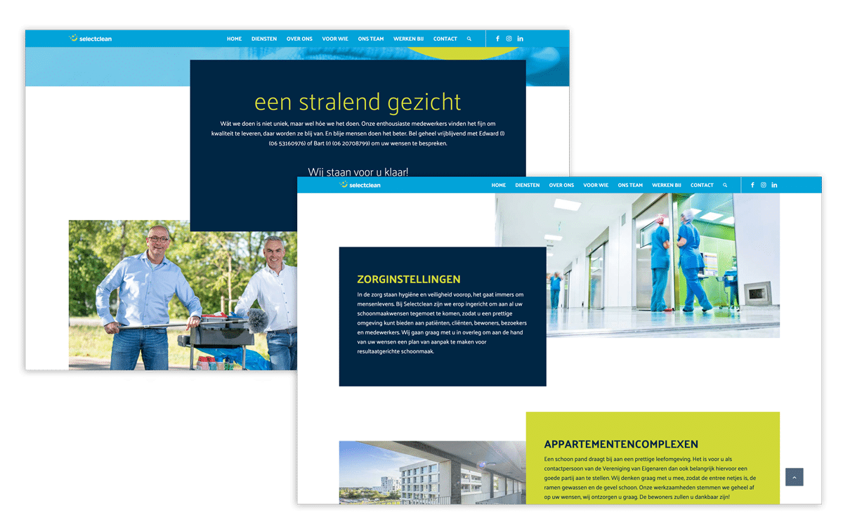 Van mockup naar webdesign