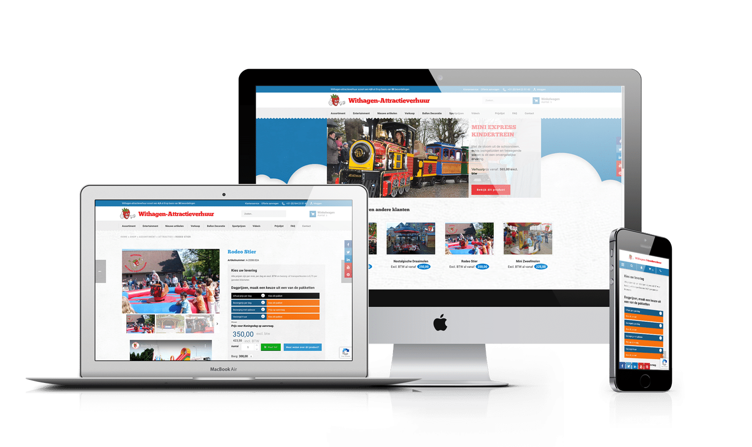 Withagen Attractieverhuur WooCommerce