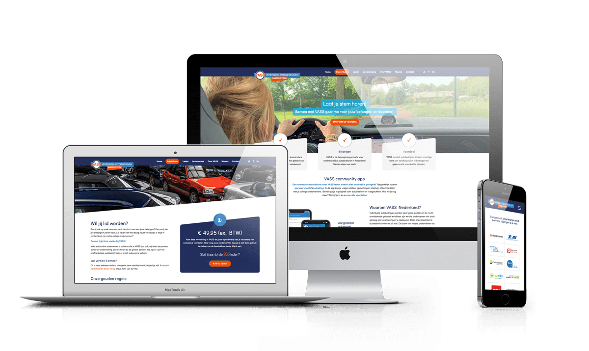 VASS Nederland WordPress website