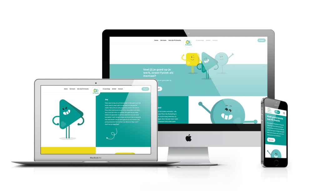 Fit-Snacks WordPress webdesign