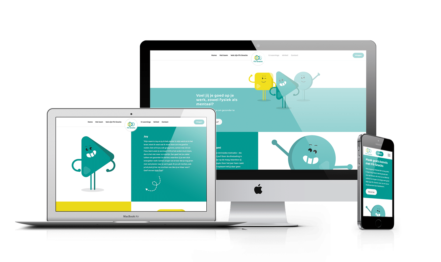 Fit-Snacks WordPress webdesign