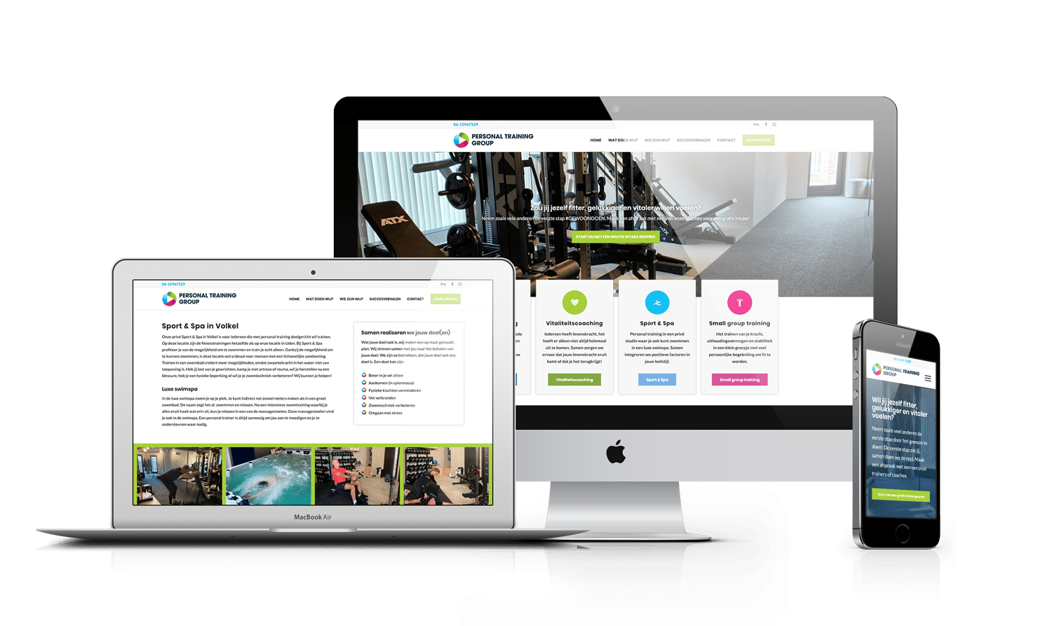 Webdesign Personal Training Group Uden