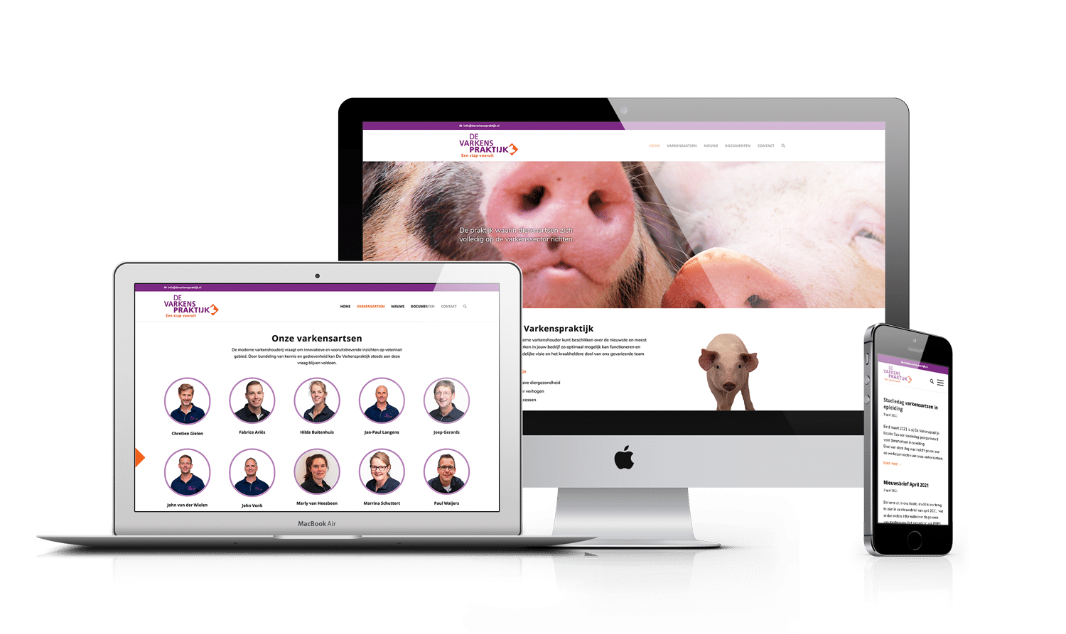 De Varkenspraktijk website