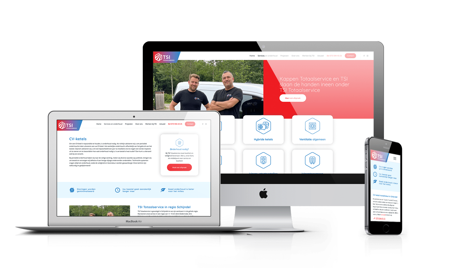 TSI Totaalservice website