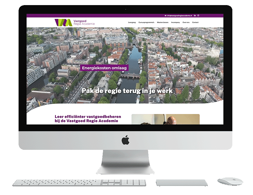 webdesign vastgoed regie academie