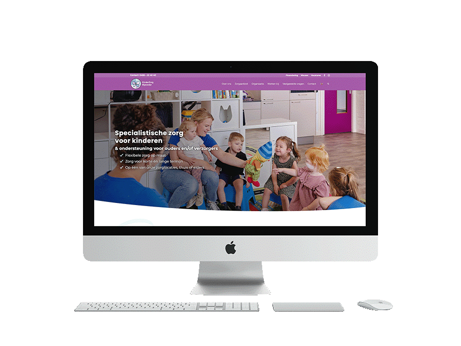 nieuwe website voor Kinderzorg Bijzonder uit regio Uden
